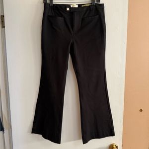 Black cropped petite Maeve by Anthropologie pants